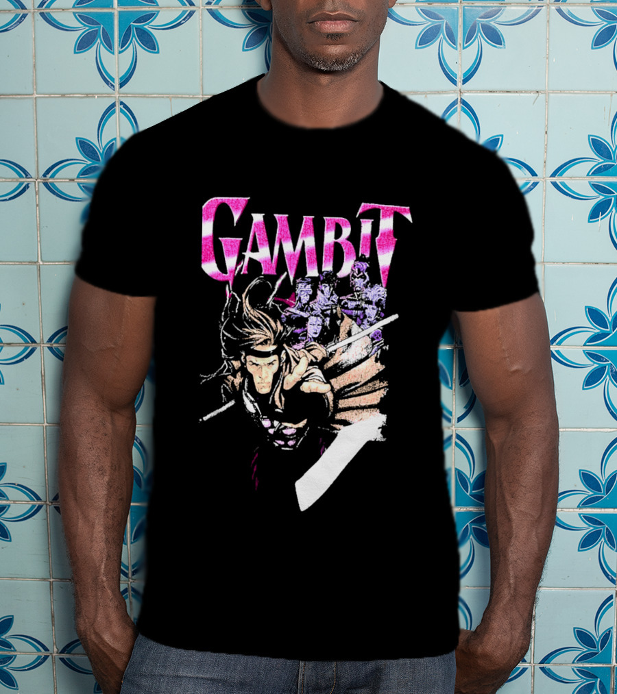Marvel X Men Gambit Exclusive Comic T-Shirt