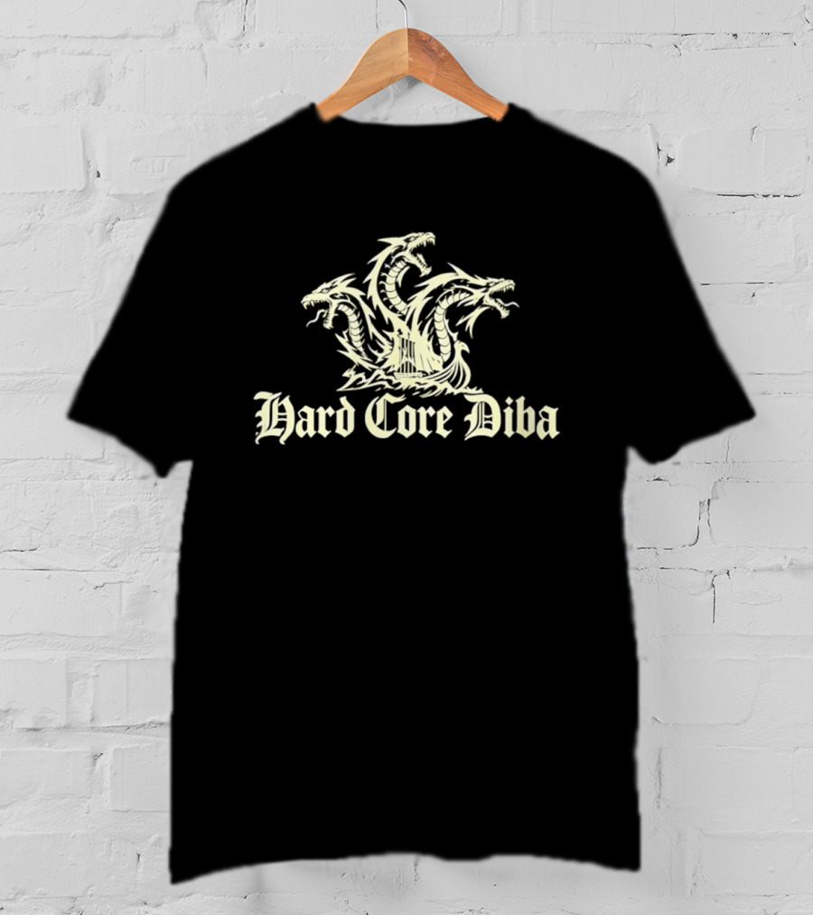 Hard Core Diba Three Headed Dragon Emblem Niteharts 2026 T-Shirt