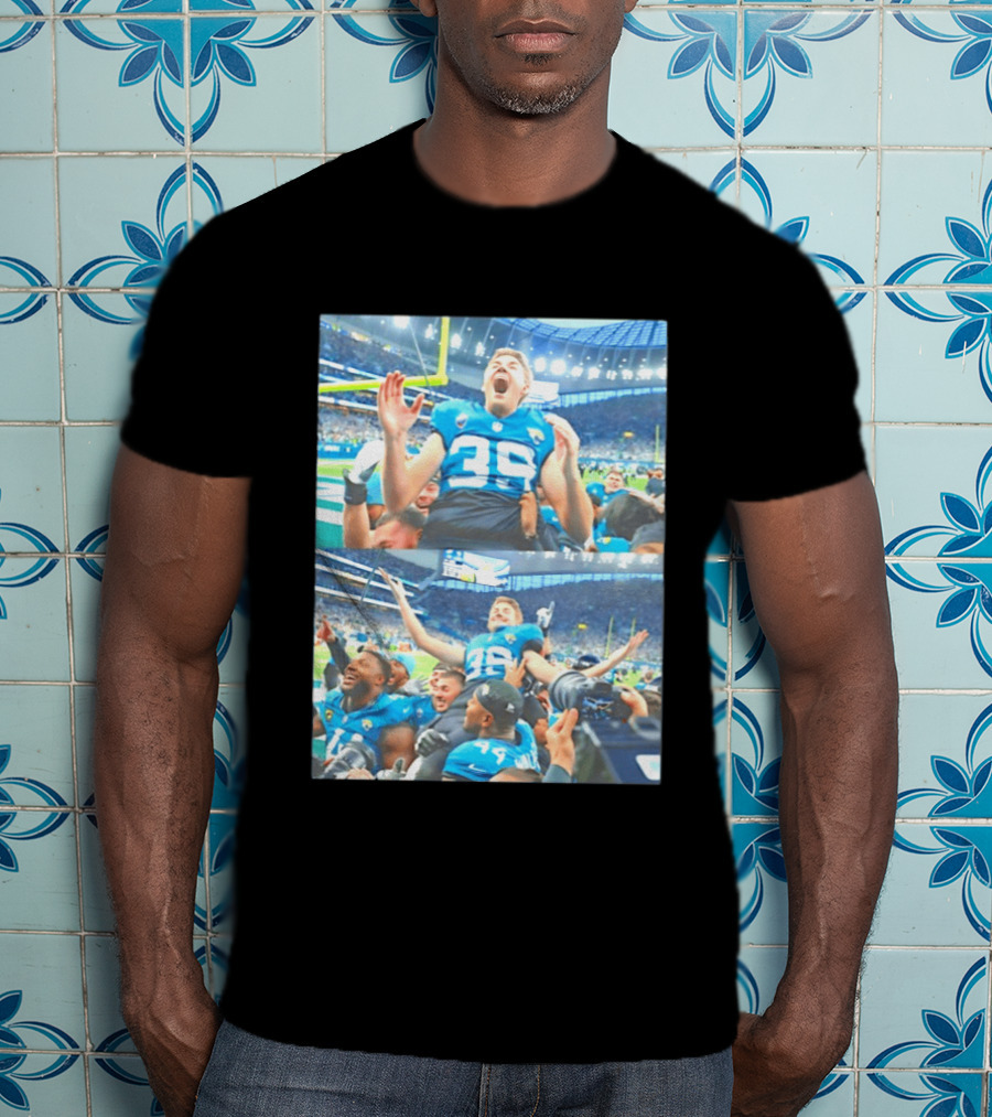 Jacksonville Jaguars Number 39 And Walker Number 44 Post Game Celebration NFL Stadium Event T-Shirt