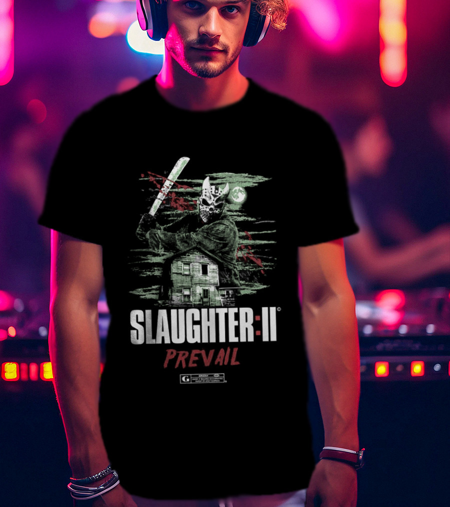 Slaughter II Prevail Halloween 2026 Horror Collection T-Shirt