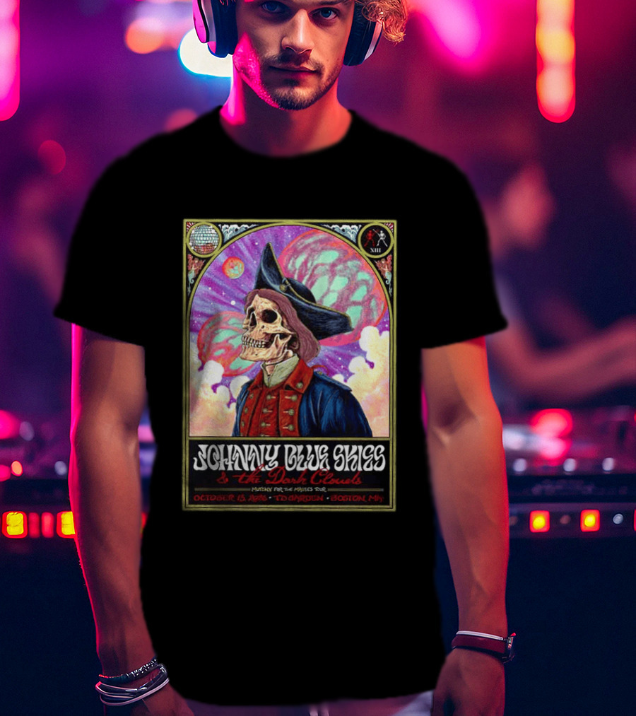 Johnny Blue Skies & The Dark Clouds Waiting For The Magic Tour October 13 TD Garden Boston MA T-Shirt
