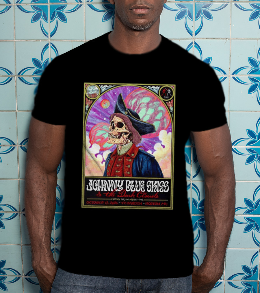 Johnny Blue Skies & The Dark Clouds Waiting For The Magic Tour October 13 TD Garden Boston MA T-Shirt