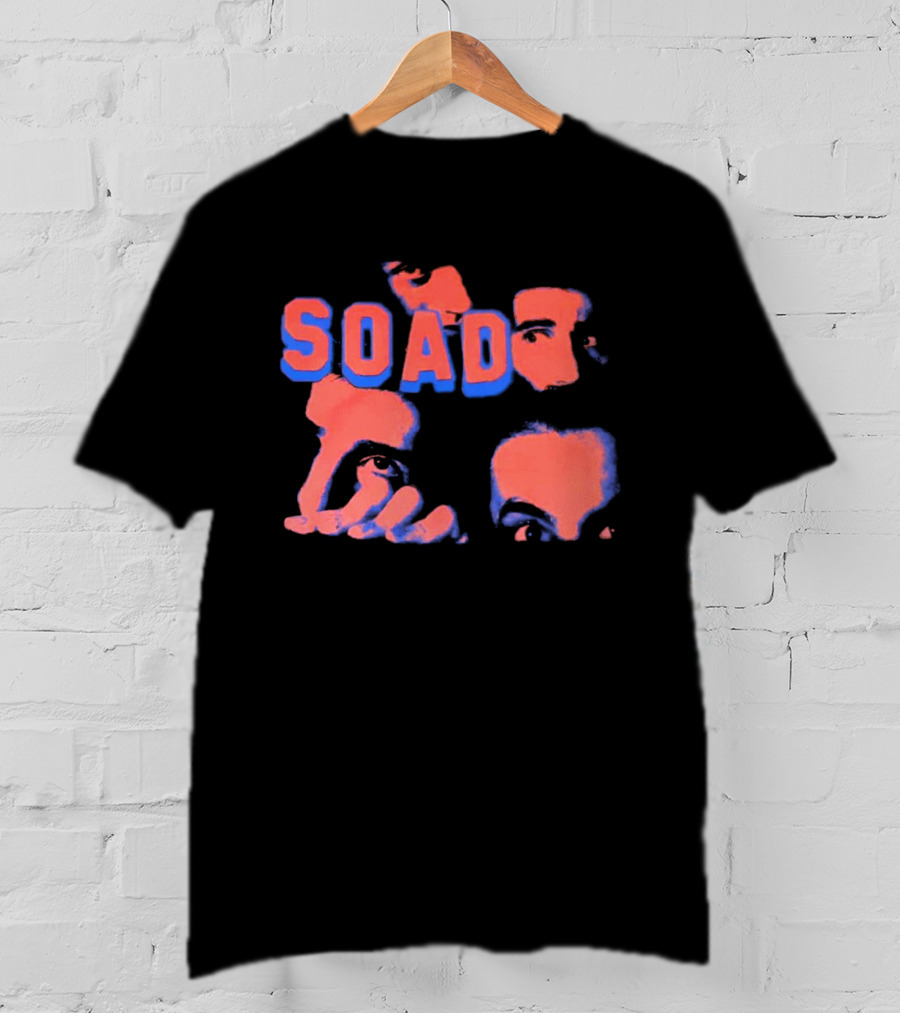 System Of A Down SOAD Beyond The Streets 25th Anniversary Toxicity Album T-Shirt