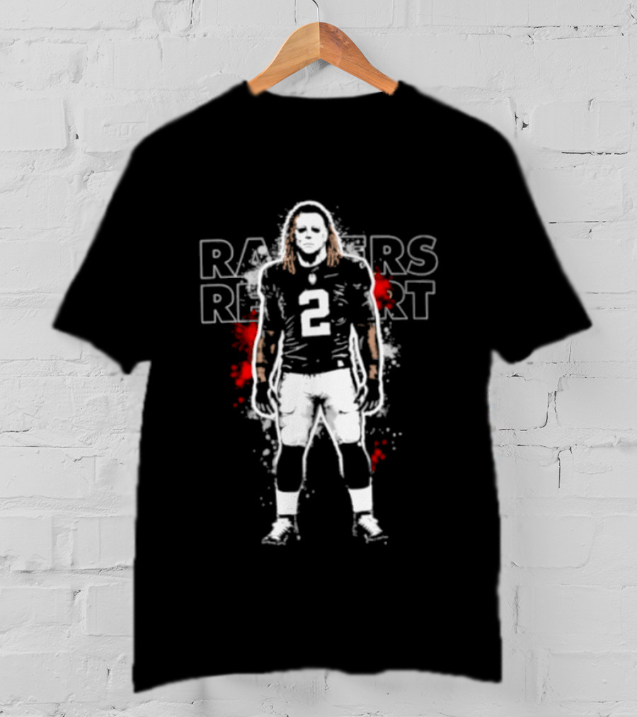 Ashton Jeanty Michael Myers Raiders Report Las Vegas Raiders T-Shirt