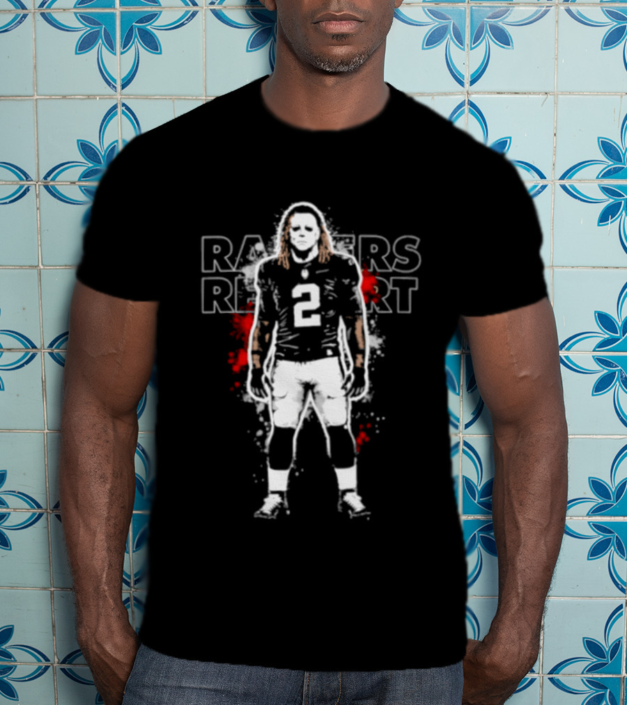Ashton Jeanty Michael Myers Raiders Report Las Vegas Raiders T-Shirt