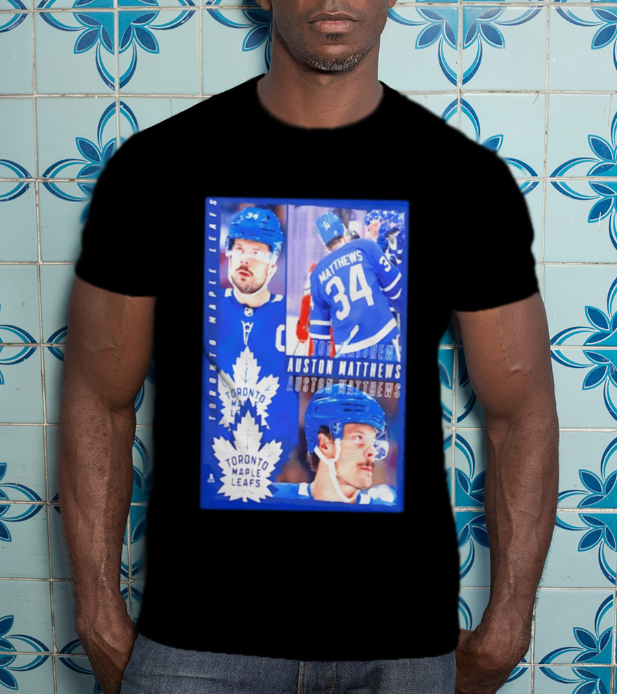 Toronto Maple Leafs Auston Matthews 34 NHL 2026 T-Shirt