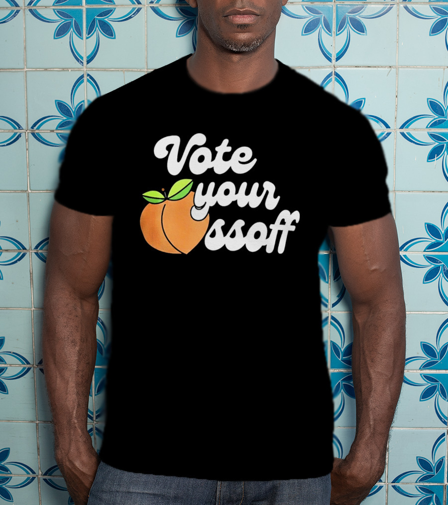 Vote Your Ossoff Peach T-Shirt