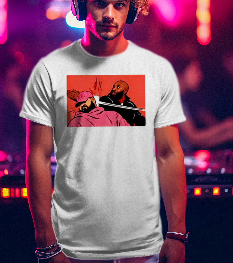Drake Vs Rick Ross Meme Slap Red T-Shirt