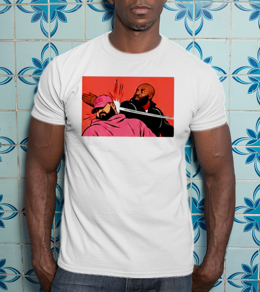 Drake Vs Rick Ross Meme Slap Red T-Shirt