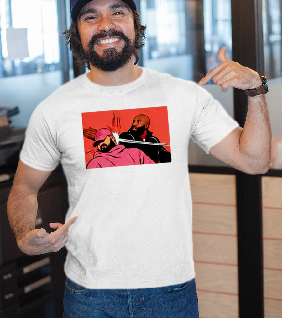 Drake Vs Rick Ross Meme Slap Red T-Shirt