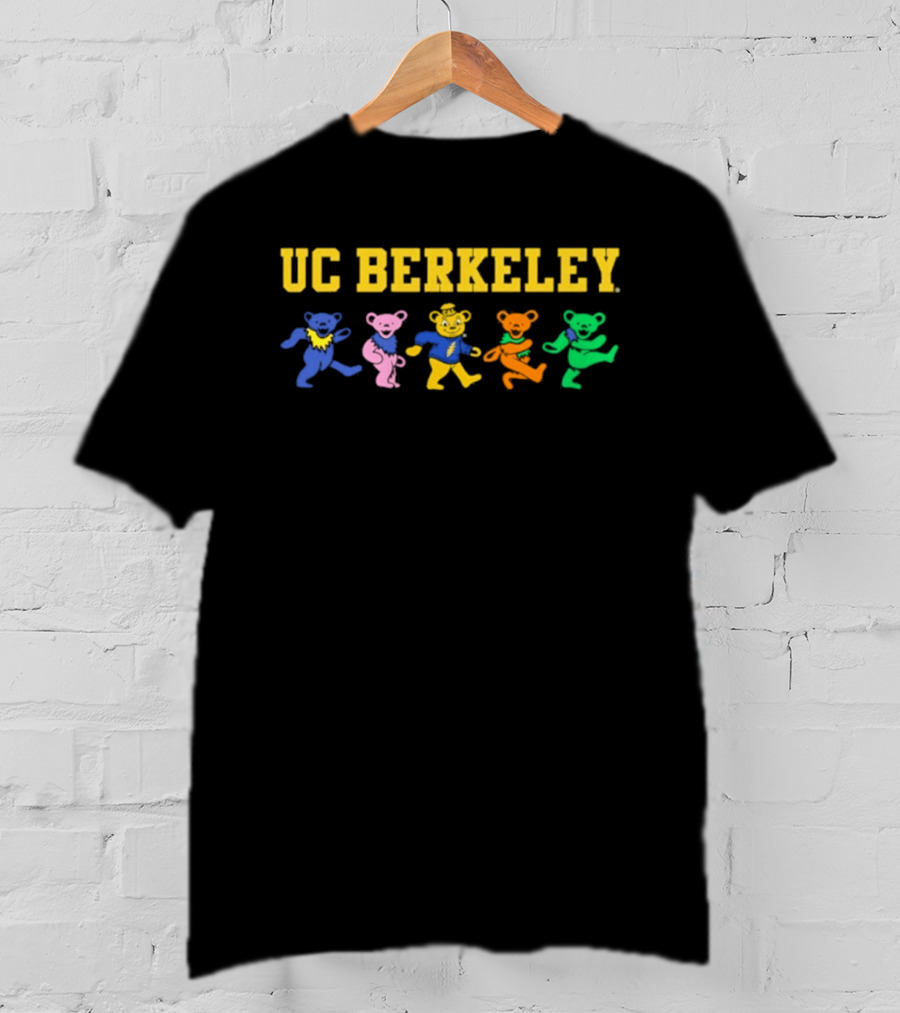 UC Berkeley Dancing Bears Grateful Dead Collaboration T-Shirt
