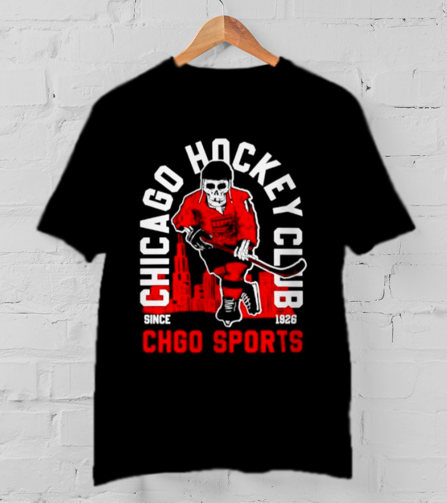 CHGO Sports Chicago Hockey Club Since 1926 Player T-Shirt