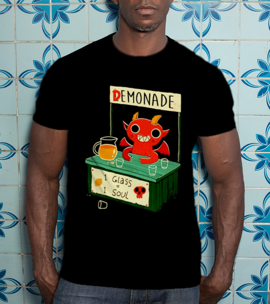 Demonade 1 Glass 1 Soul Devil Lemonade Stand T-Shirt