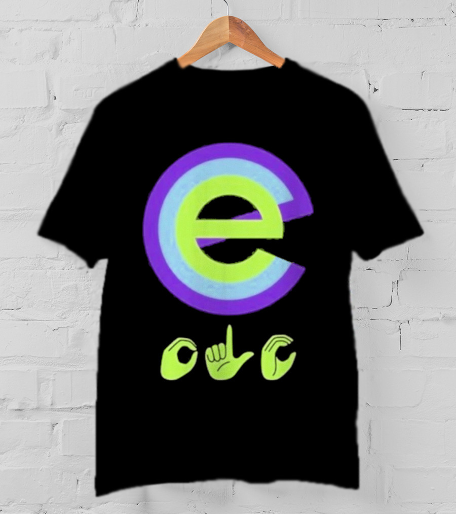 Inclusive E Sign Language Symbol DHH T-Shirt