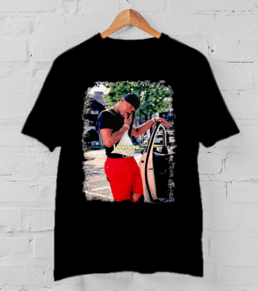 Lil Baby I Love You Meme Car Door Pose T-Shirt