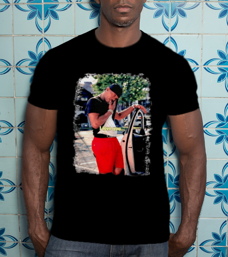 Lil Baby I Love You Meme Car Door Pose T-Shirt