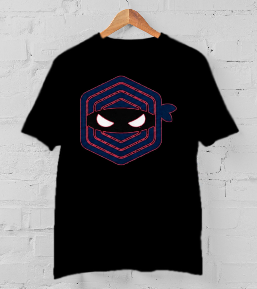Gavin Williams Pitching Ninja Baseball Hexagon Mask T-Shirt
