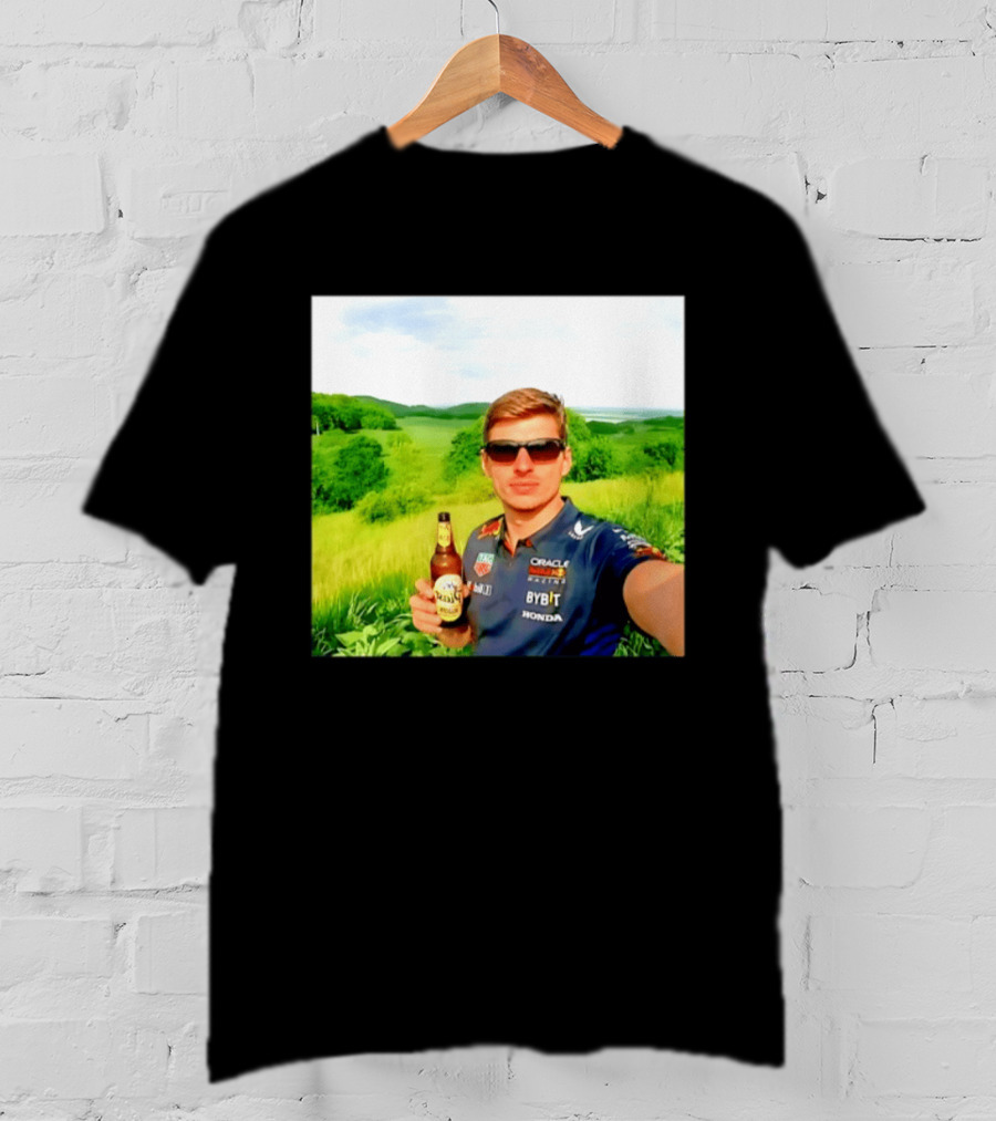 Max Verstappen Beyond The Track Oracle Red Bull Racing Honda Beer Experience T-Shirt