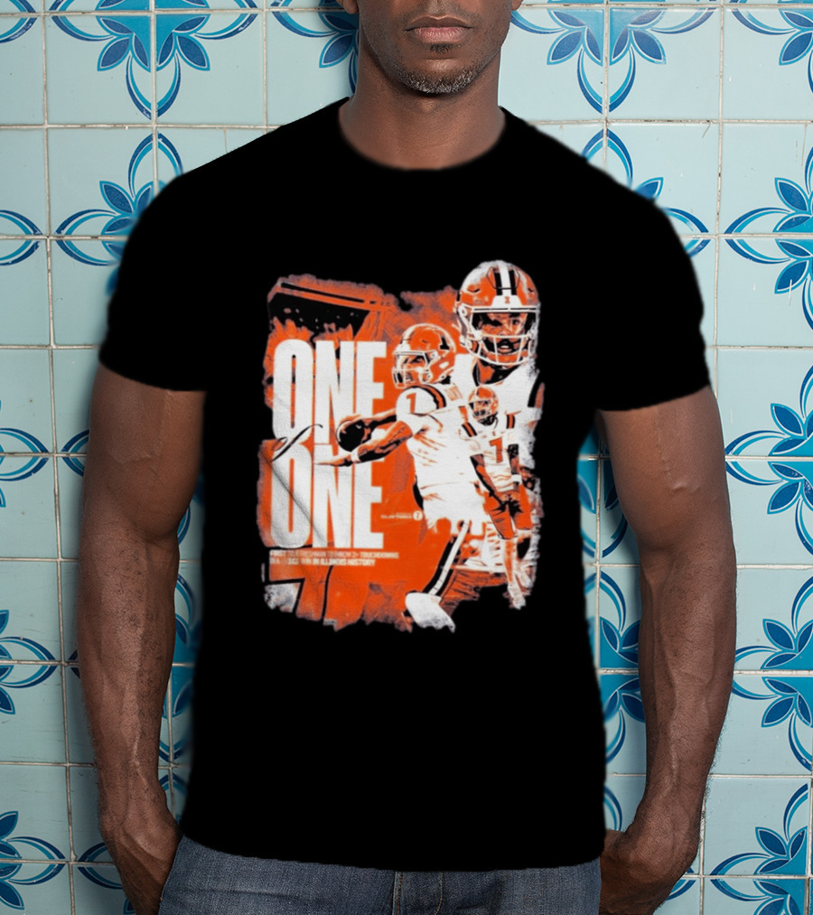 Michael Clayton II Illinois Historic Freshman Touchdown Win T-Shirt