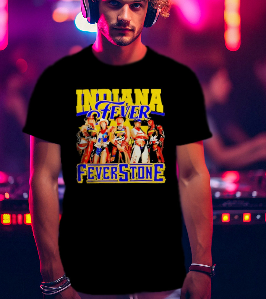 Indiana Fever Players Fever Stone Signatures T-Shirt