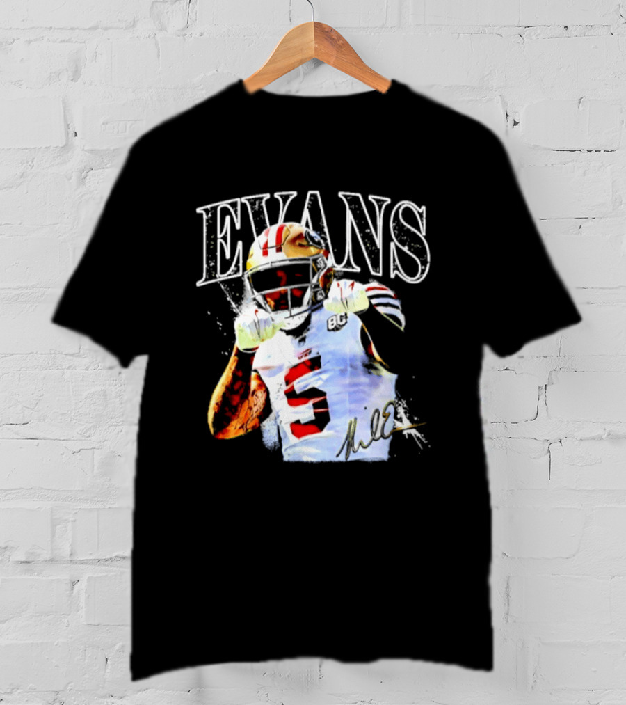 Evans San Francisco 49ers Football Player Number 13 T-Shirt