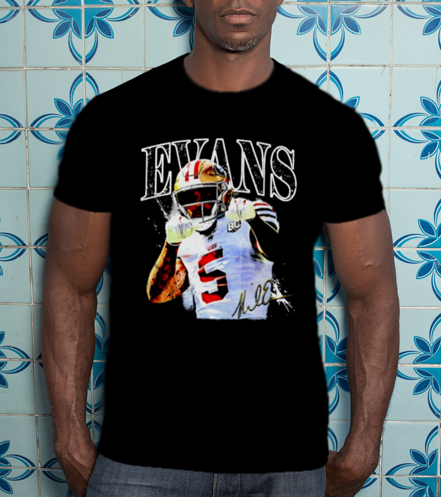 Evans San Francisco 49ers Football Player Number 13 T-Shirt