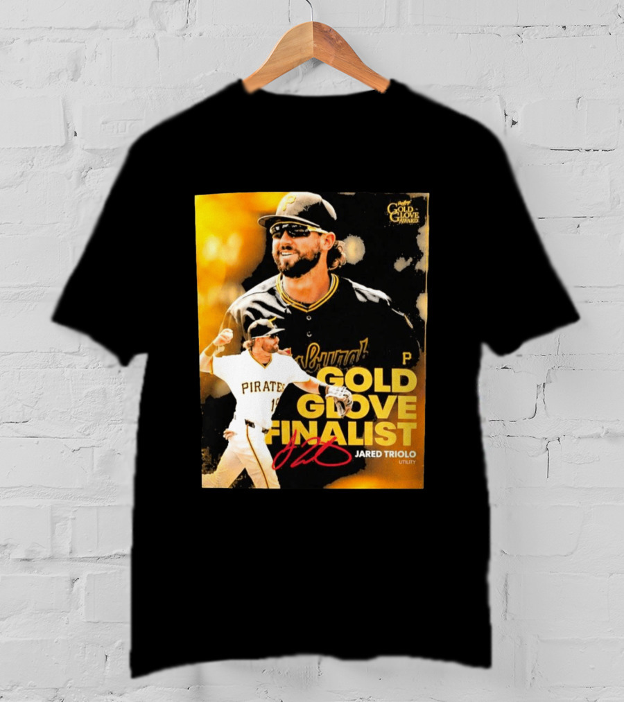 Jared Triolo Pirates Gold Glove Award Finalist Utility T-Shirt