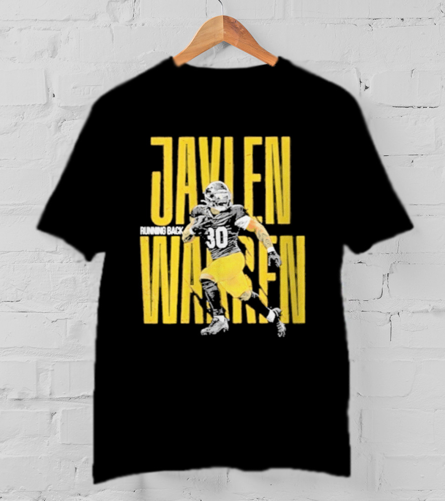 Jaylen Warren Pittsburgh Steelers Football Player Name T-Shirt