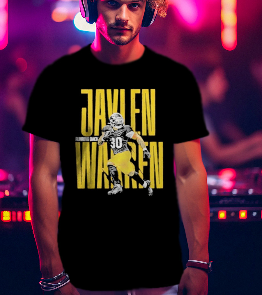 Jaylen Warren Pittsburgh Steelers Football Player Name T-Shirt