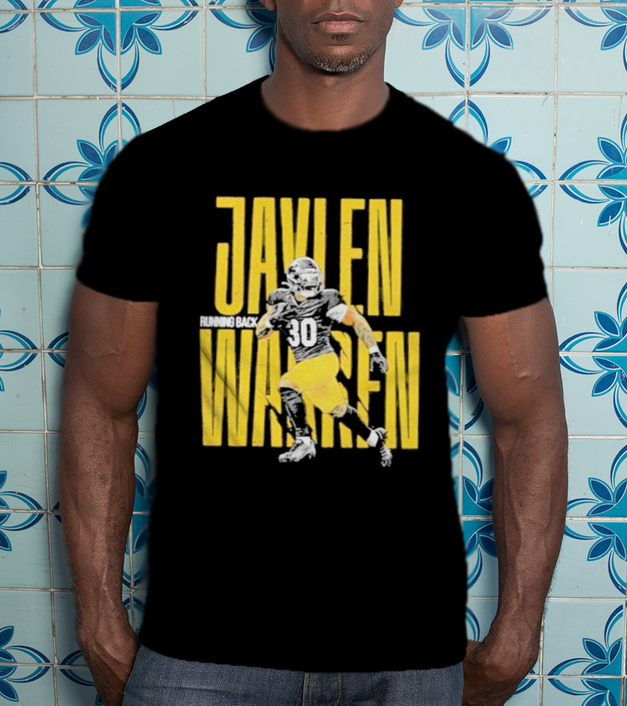 Jaylen Warren Pittsburgh Steelers Football Player Name T-Shirt