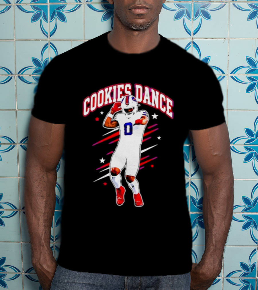 Keon Coleman Cookies Dance Buffalo Bills Football Player T-Shirt