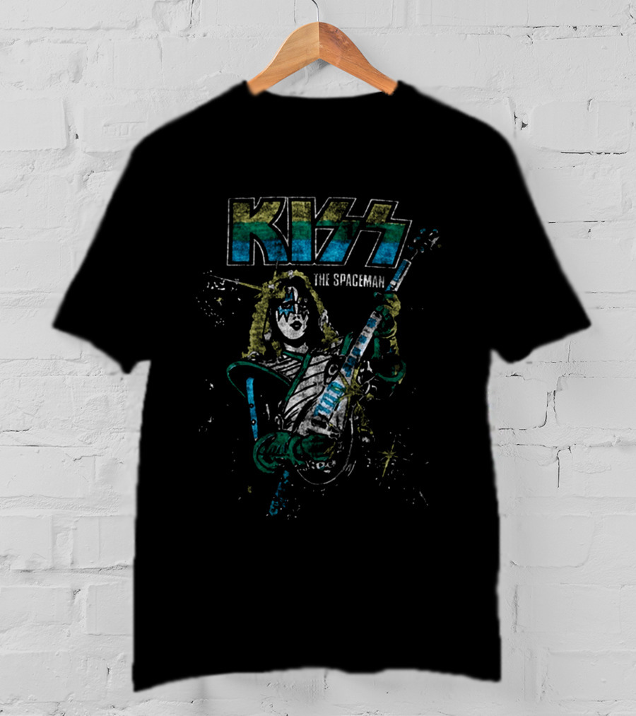 Kiss The Spaceman Ace Frehley Ben Cooper Action Figures Halloween 2026 70s T-Shirt