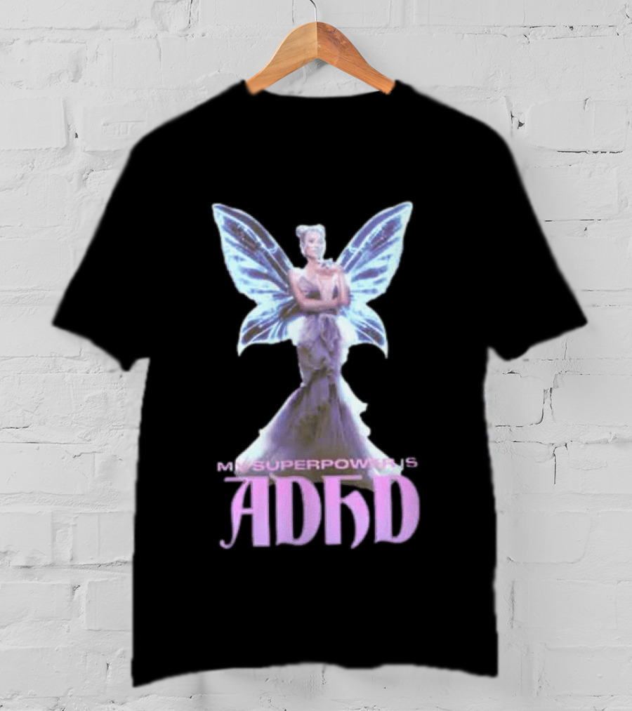 Paris Hilton ADHD Butterfly Heavyweight T-Shirt