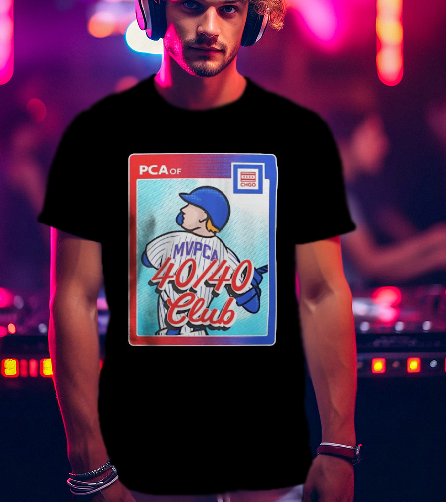 PCA CHGO MVP 40/40 Club Baseball Chicago Cubs T-Shirt