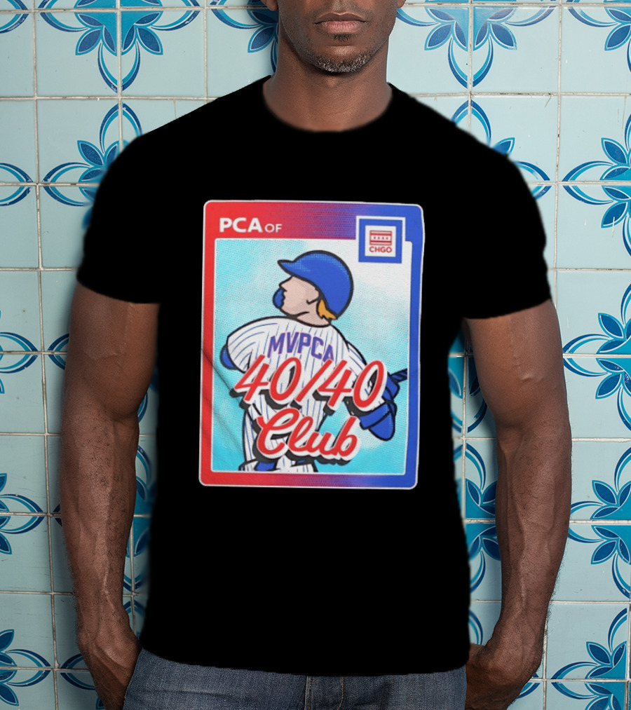 PCA CHGO MVP 40/40 Club Baseball Chicago Cubs T-Shirt