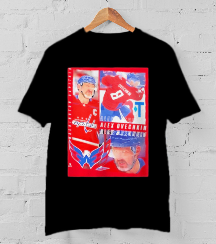Washington Capitals Alex Ovechkin 8 NHL 2026 T-Shirt