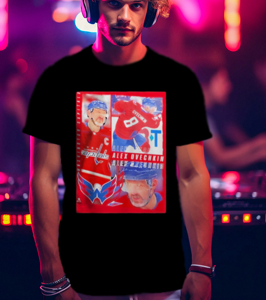 Washington Capitals Alex Ovechkin 8 NHL 2026 T-Shirt