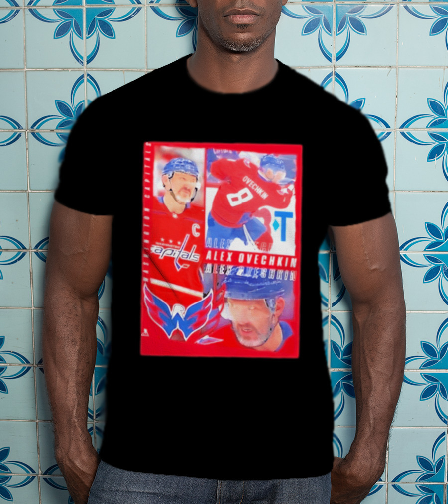 Washington Capitals Alex Ovechkin 8 NHL 2026 T-Shirt