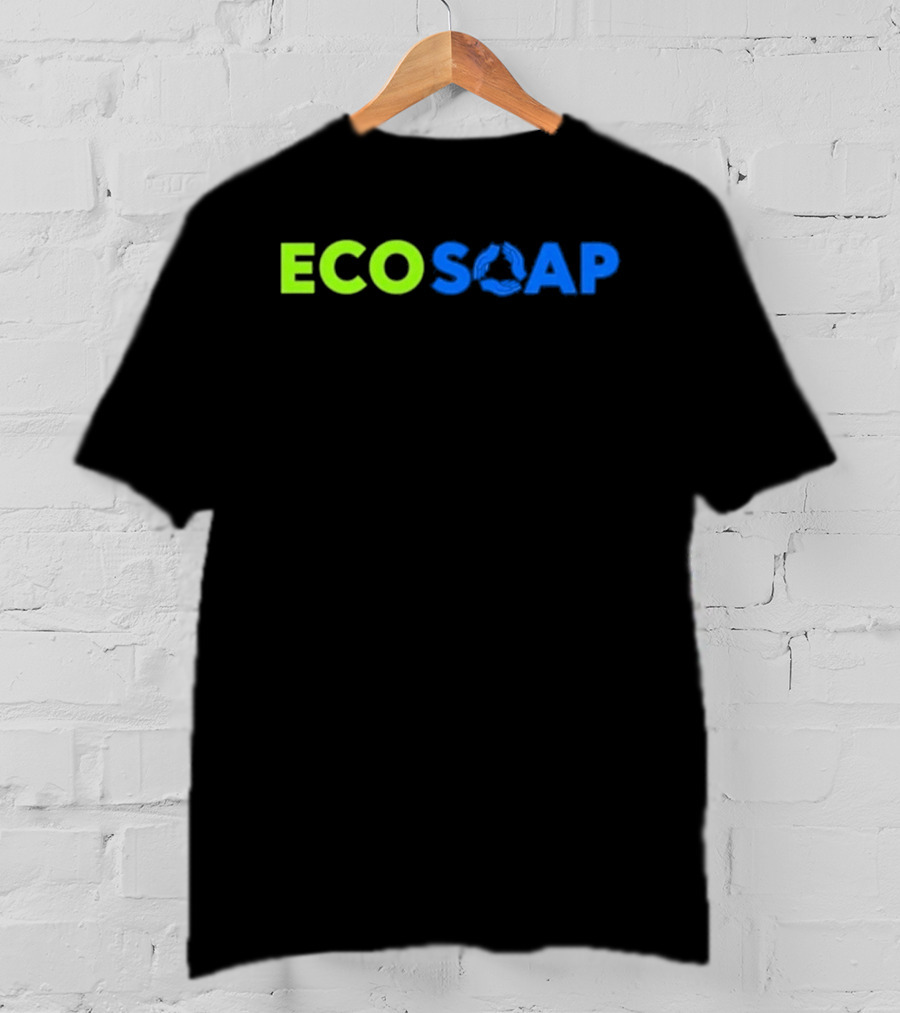 Purchased Equals 100 Bars Donated Ecosoap Green Blue Recycling T-Shirt