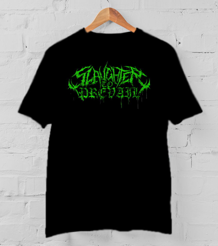 Slaughter To Prevail Halloween 2026 Green Mask Collection T-Shirt