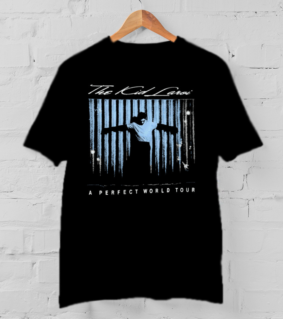 The Kid Laroi A Perfect World Tour 2026 Iconic Silhouette Stripes T-Shirt