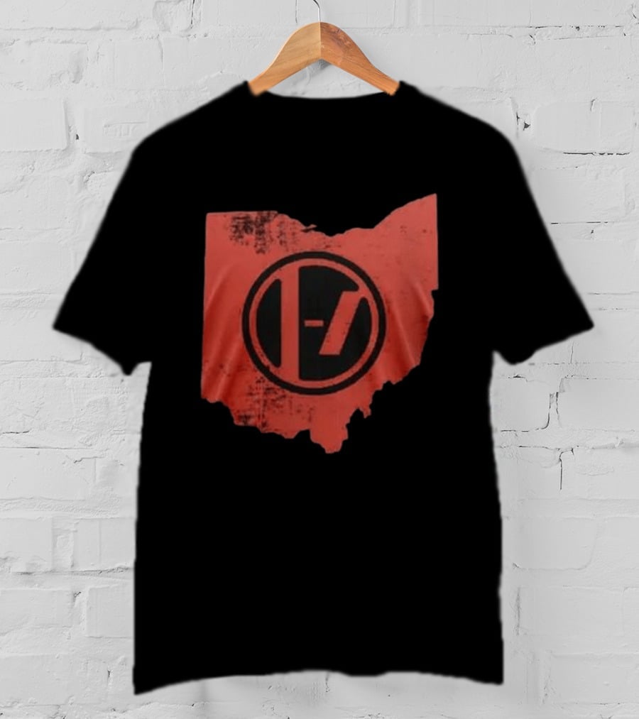 Twenty One Pilots Ohio State Symbol 2026 Stadium Tour Black T-Shirt