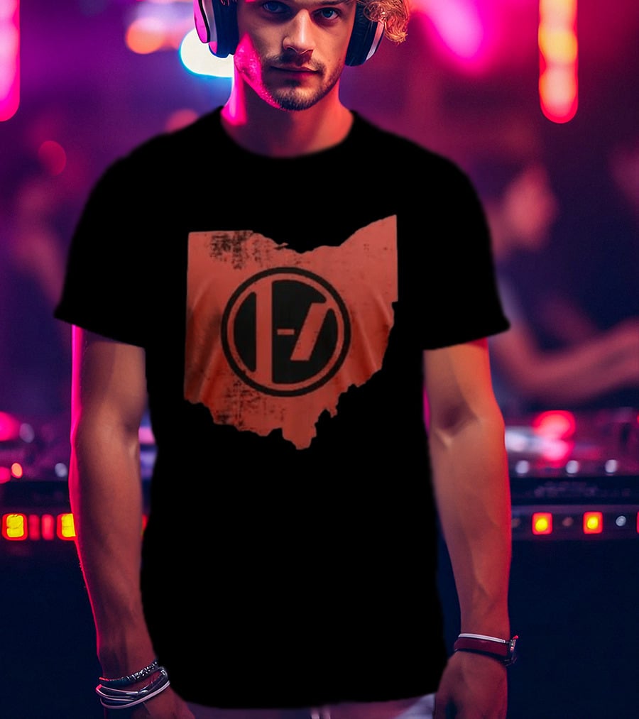 Twenty One Pilots Ohio State Symbol 2026 Stadium Tour Black T-Shirt