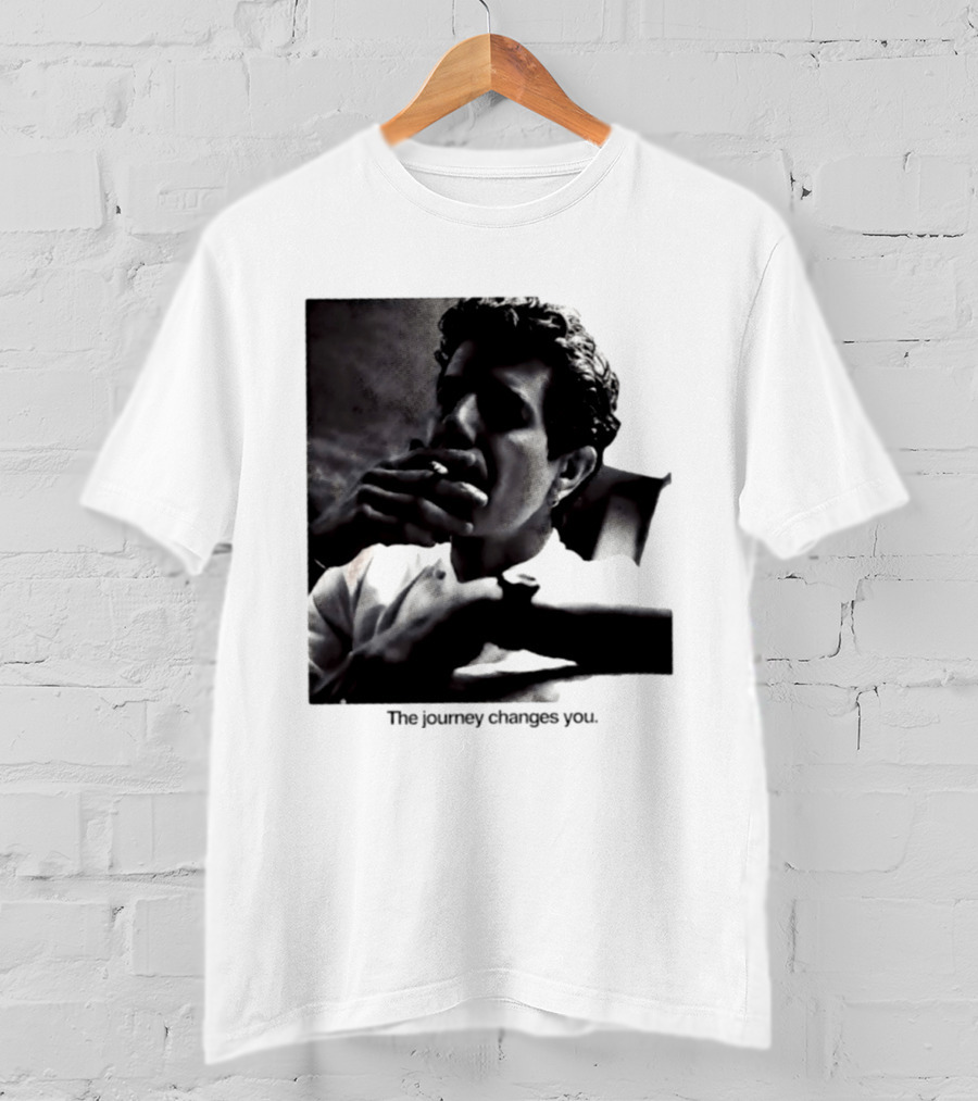 Anthony Bourdain Smoking The Journey Changes You T-Shirt