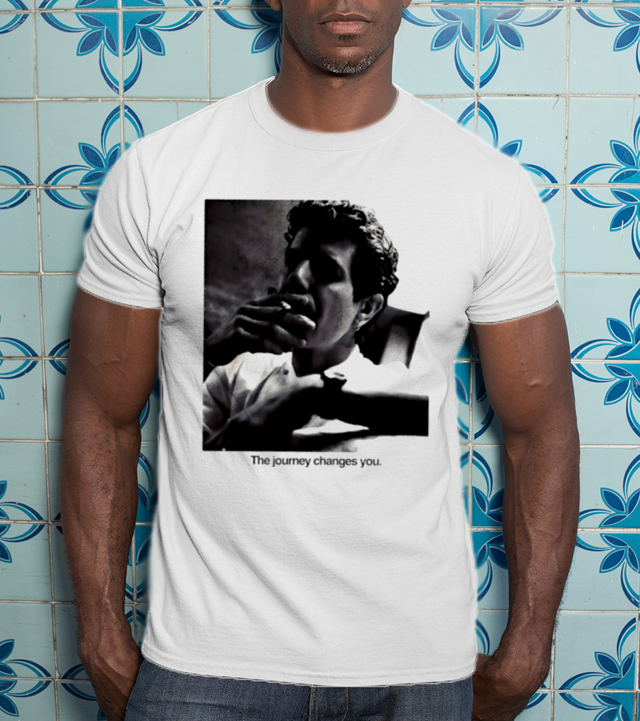 Anthony Bourdain Smoking The Journey Changes You T-Shirt