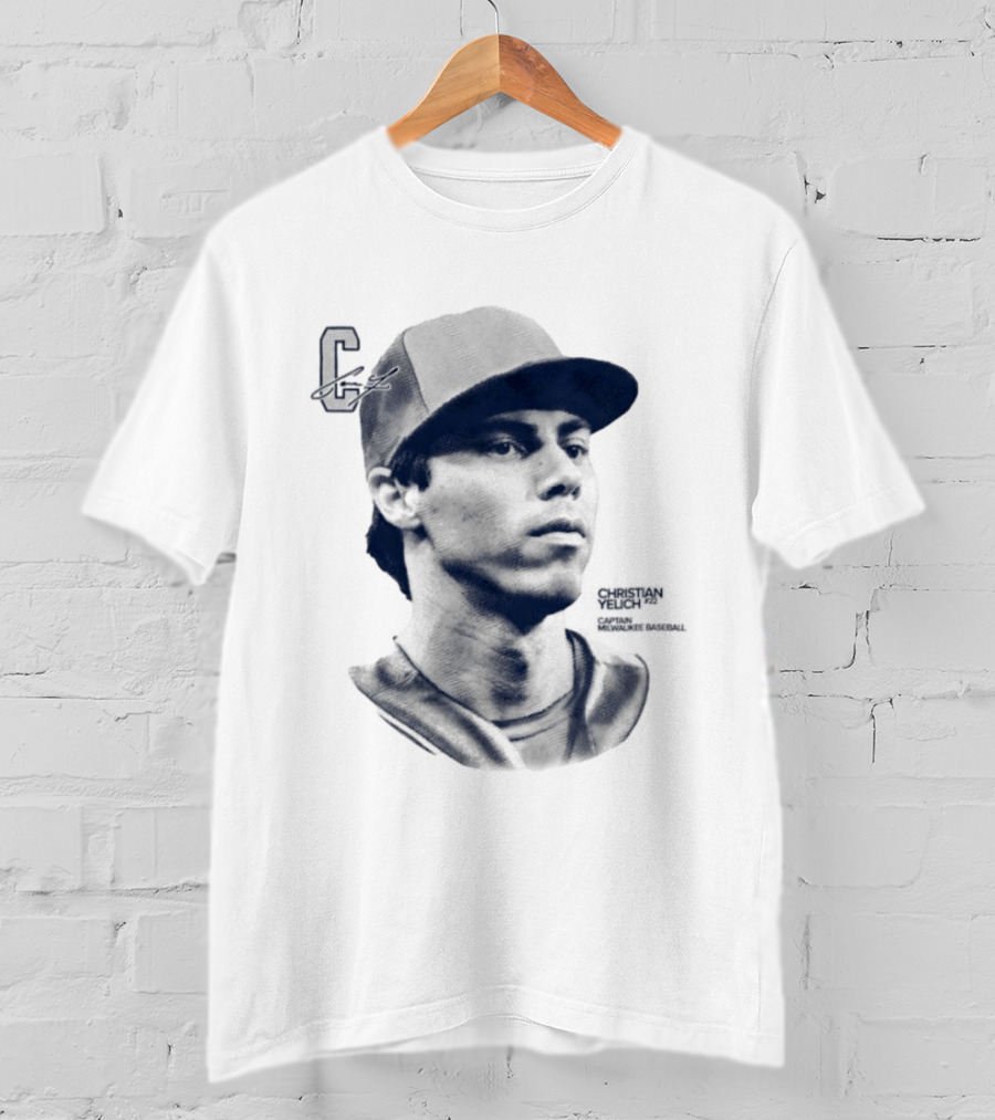 Christian Yelich C Captain Milwaukee Baseball T-Shirt