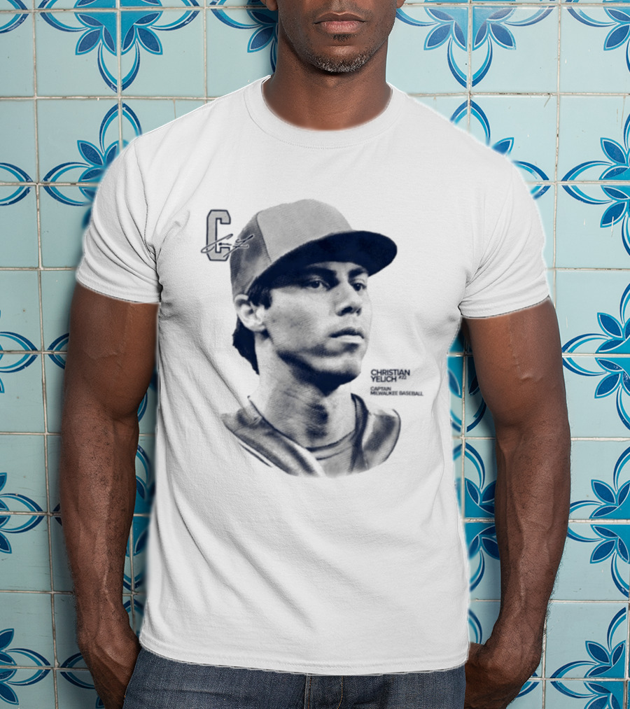Christian Yelich C Captain Milwaukee Baseball T-Shirt
