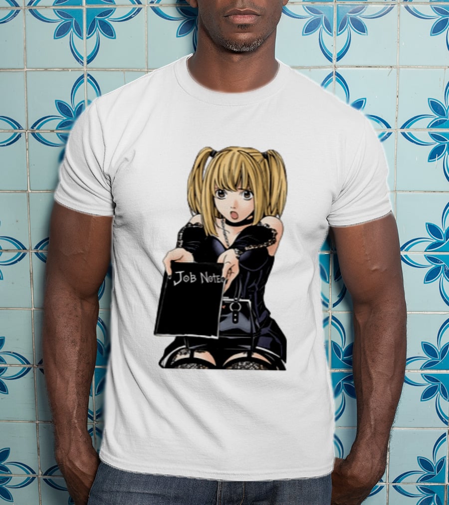 Misa Amane Job Note Anime Character Posing In Gothic Outfit T-Shirt