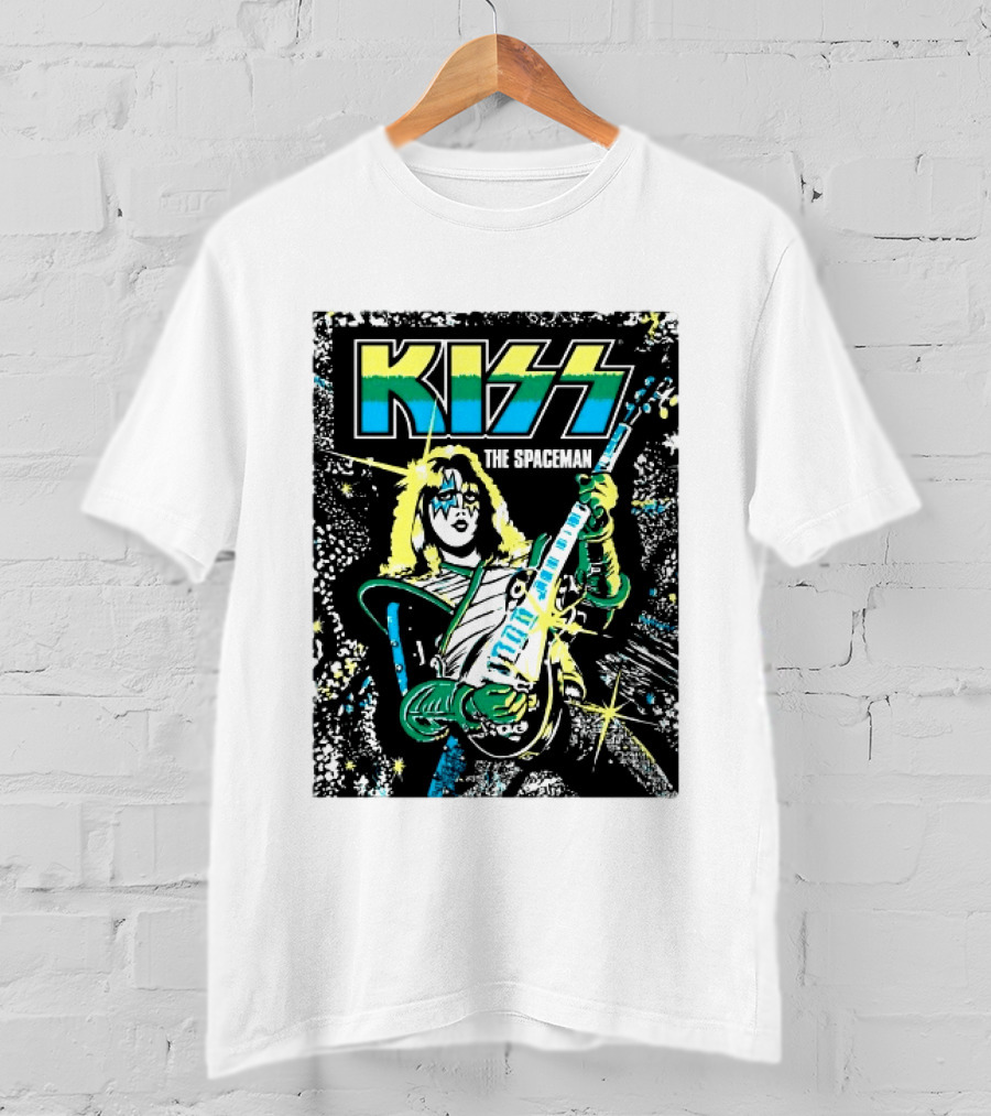 Kiss The Spaceman Ace Frehley Ben Cooper Action Figures Halloween 2026 70s T-Shirt