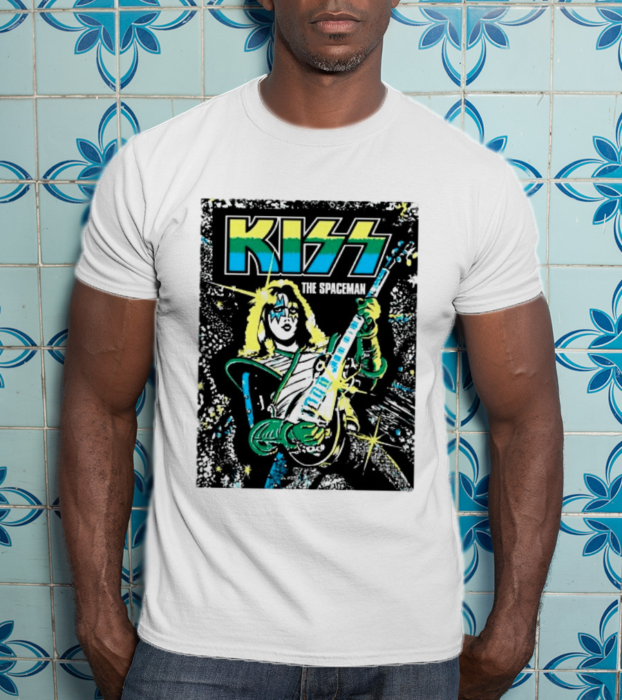 Kiss The Spaceman Ace Frehley Ben Cooper Action Figures Halloween 2026 70s T-Shirt